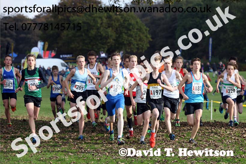 Boys under-15s Northern Cross Country Relays. Photo: David T. Hewitson/Sports for All Pics
